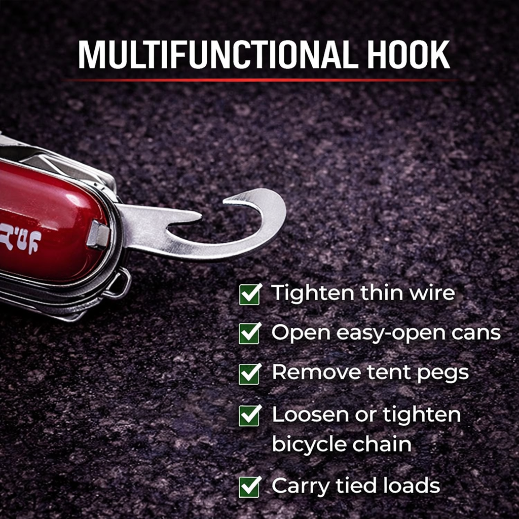 Traveller Multitool Folding Pocket Tool | Stainless Steel | Camping, Hiking & Everyday Carry | The Adventure Hut