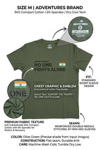 Olive Green No One Fights Alone T-Shirt – Tactical Adventures Tee | The Adventure Hut