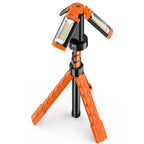 Portable Camping Light with Stand – 6ft Tripod, 3 LED Heads, 2500 Lumens Rechargeable