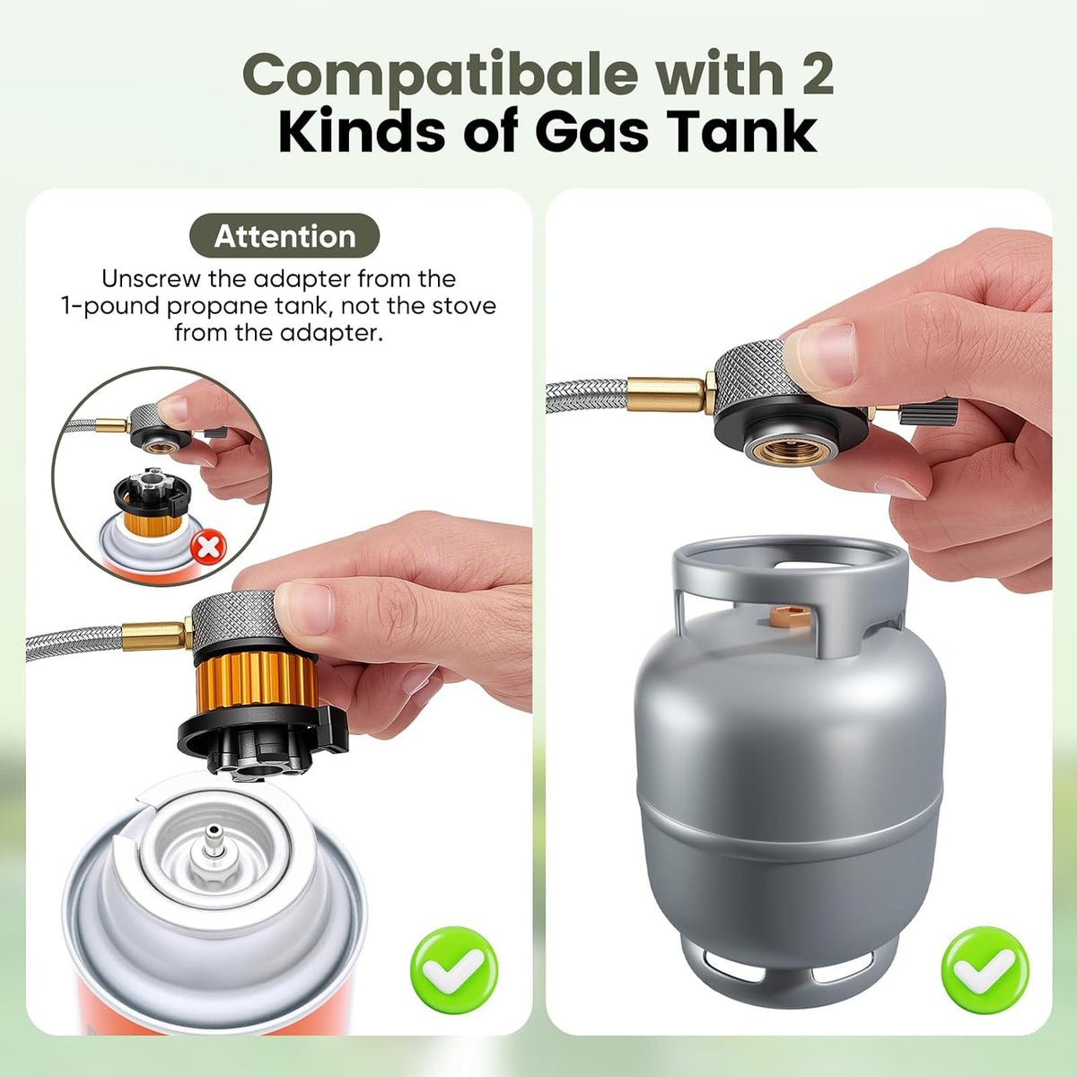 Portable Camping Stove 11000W – Windproof Backpacking Gas Stove with Piezo Ignition & EVA Case