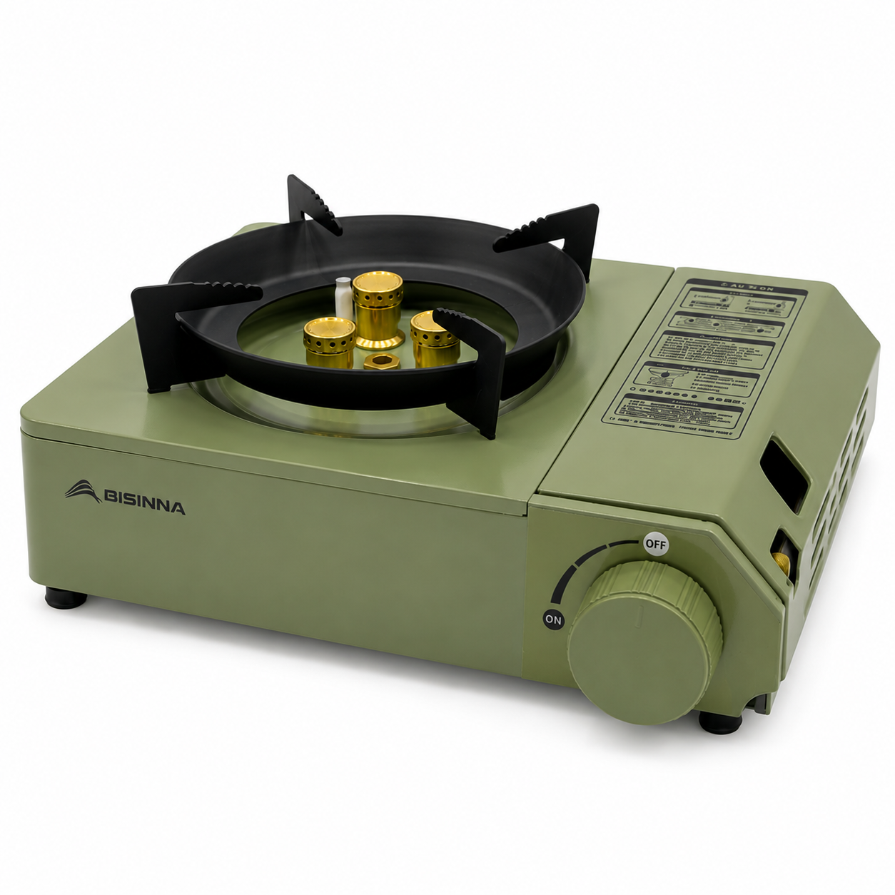 Portable Dual Fuel Camping Gas Stove (3.5kW) – Butane & LPG Outdoor Cooking Stove - THE ADVENTURE HUT