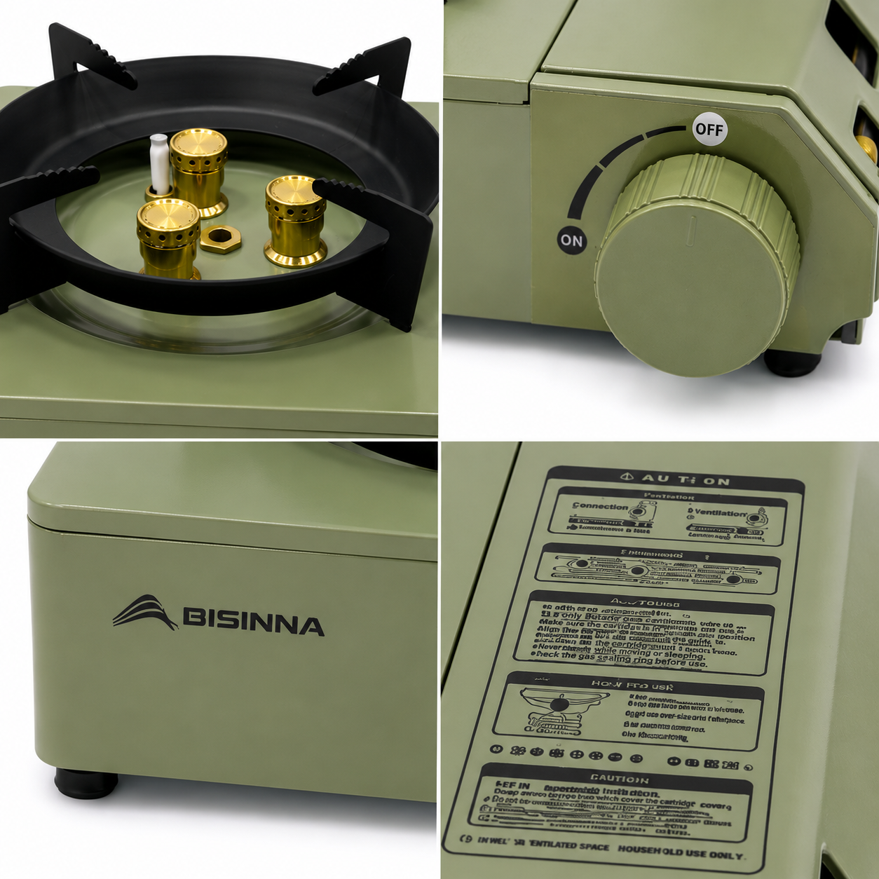 Portable Dual Fuel Camping Gas Stove (3.5kW) – Butane & LPG Outdoor Cooking Stove - THE ADVENTURE HUT