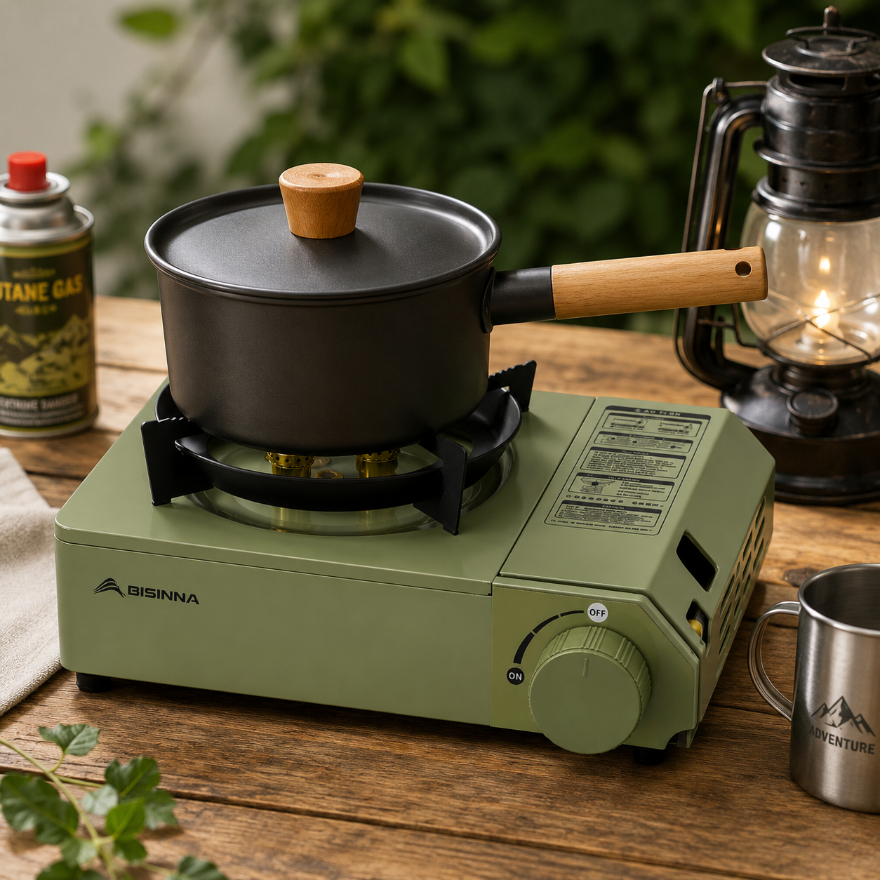 Portable Dual Fuel Camping Gas Stove (3.5kW) – Butane & LPG Outdoor Cooking Stove - THE ADVENTURE HUT