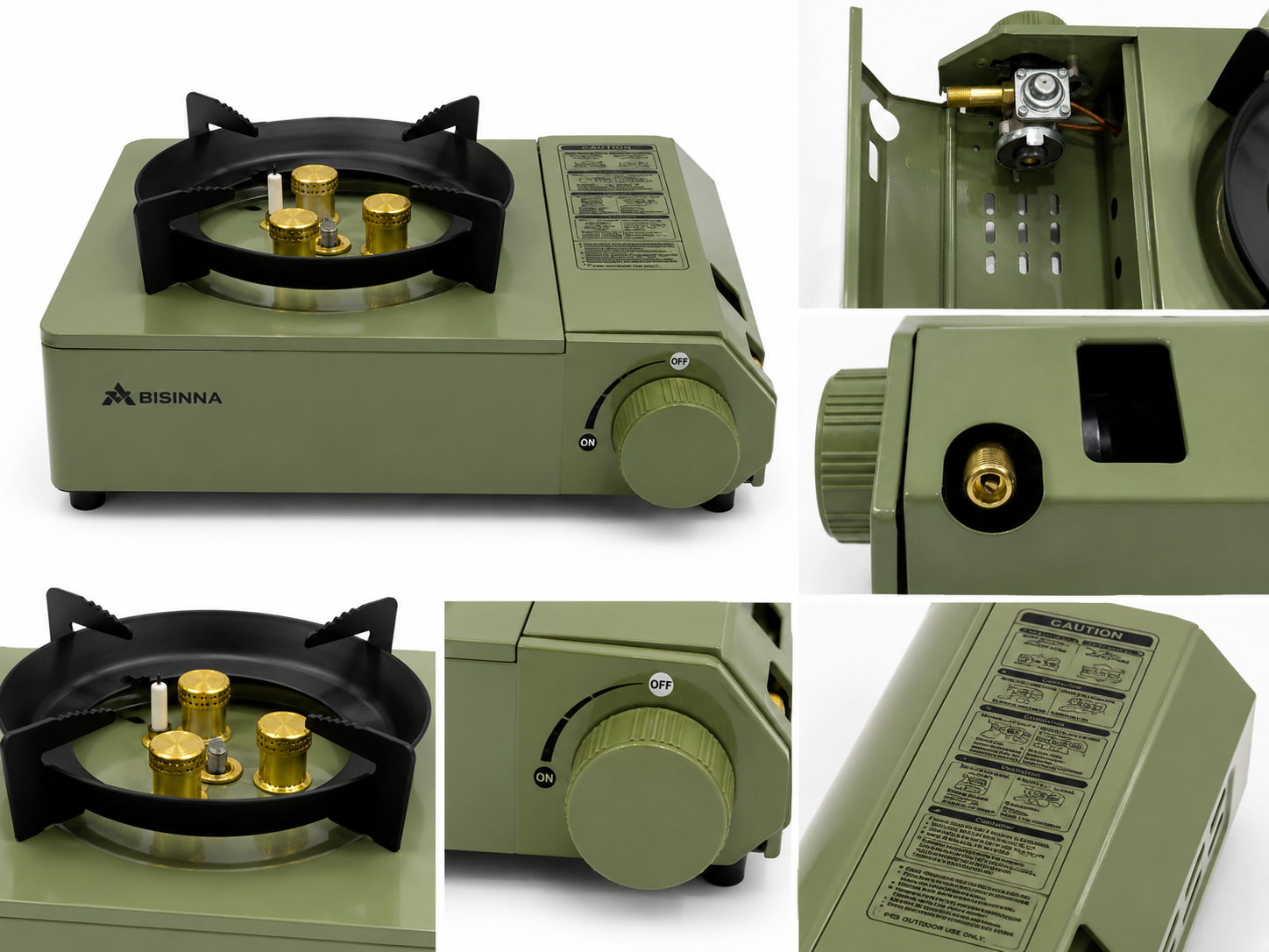 Portable Dual Fuel Camping Gas Stove (3.5kW) – Butane & LPG Outdoor Cooking Stove - THE ADVENTURE HUT