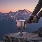 Portable Pressure Pot – 2500ml Stainless Steel Camping Cooker with Foldable Handles