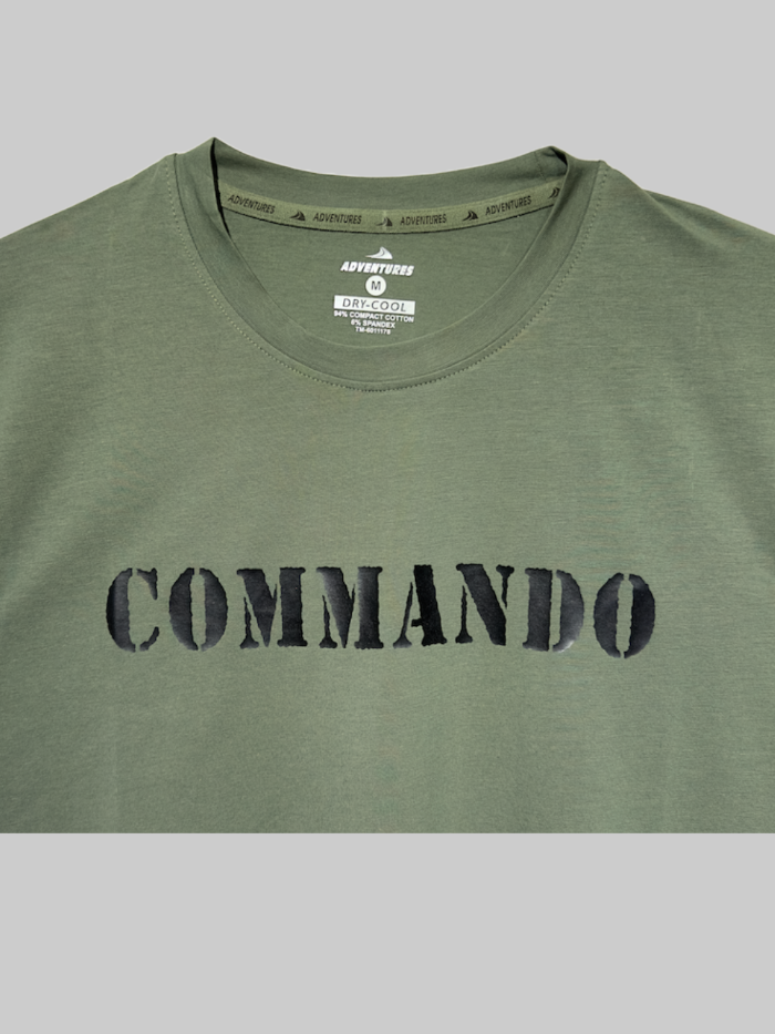 ADVENTURE HUT GREEN COMMANDO DRY COOL TEC T-SHIRT - The Adventure Hut