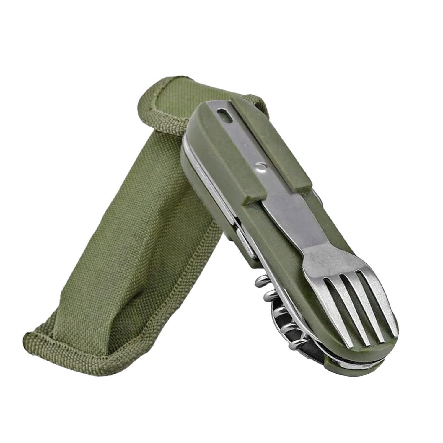 Adventure Hut 7 In 1 Multi-Spoon - Green - The Adventure Hut