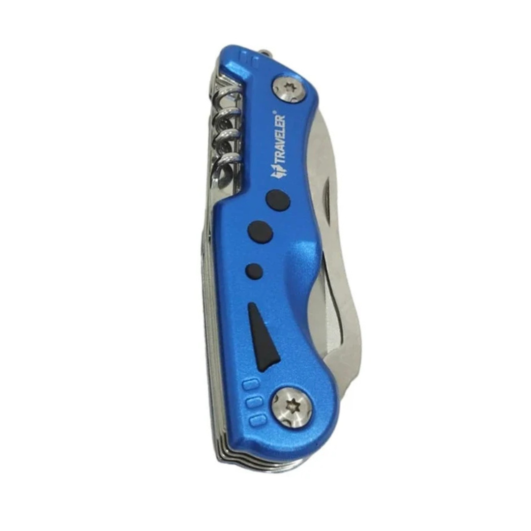 Traveler 14-in-1 Multitool with Folding Blade & Saw | The Adventure Hut