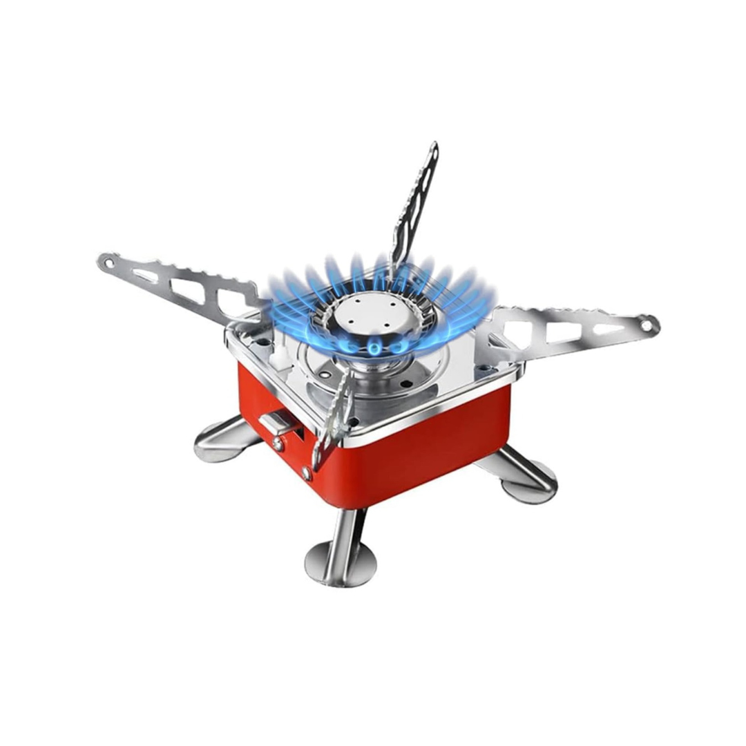 Camping Stainless Steel Ultra Light Folding Gas Stove for Outdoor Camping,Hiking,Picnic