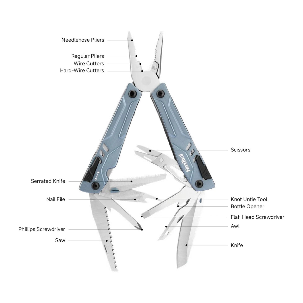 NexTool Sailor Pro (S30) Multi-Tool | 20 Tools - The Adventure Hut