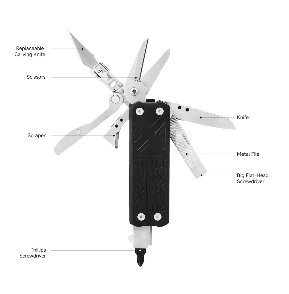 NexTool Pocket Tool E1 Multi-Tool | 10 Tools - The Adventure Hut