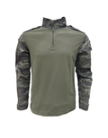 Tactical Combat Shirt - Olive Green with Multicam Sleeves THE ADVENTURE HUT