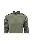 Tactical Combat Shirt - Olive Green with Multicam Sleeves THE ADVENTURE HUT