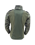 Tactical Combat Shirt - Olive Green with Multicam Sleeves THE ADVENTURE HUT