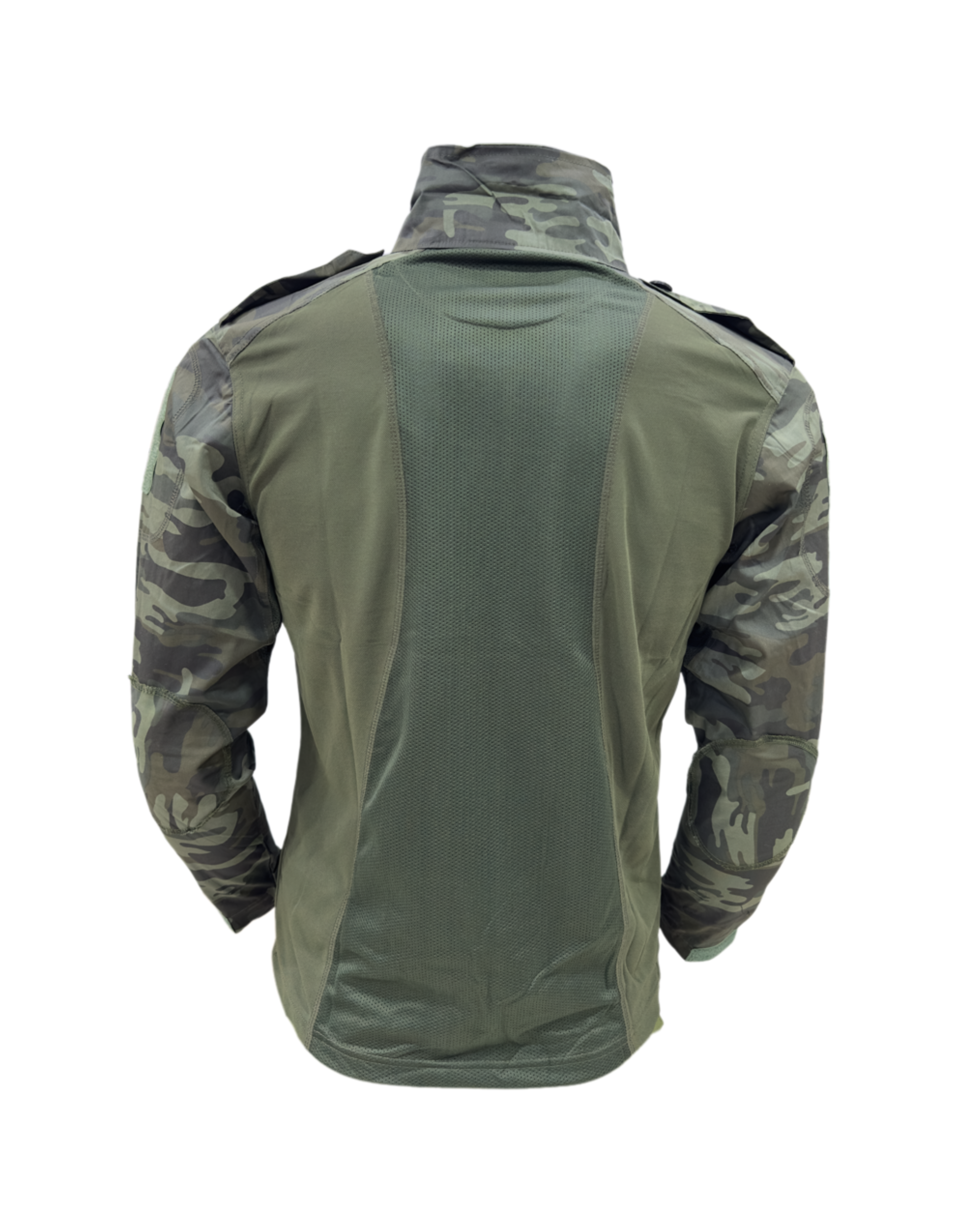 Tactical Combat Shirt - Olive Green with Multicam Sleeves THE ADVENTURE HUT