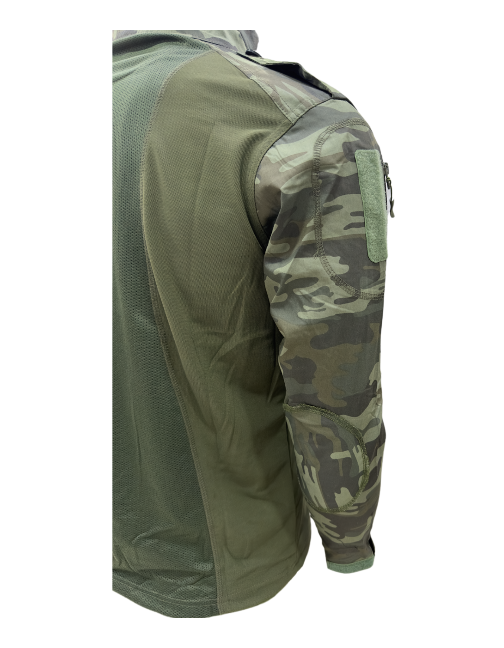 Tactical Combat Shirt - Olive Green with Multicam Sleeves THE ADVENTURE HUT