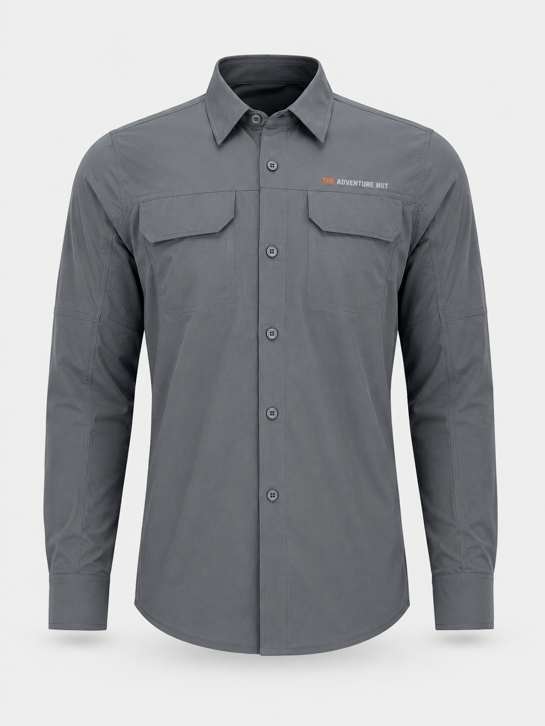TAH VentureX Cargo Shirt | Nylon Hiking & Wildlife Shirt -Grey