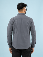 TAH VentureX Cargo Shirt | Nylon Hiking & Wildlife Shirt -Grey