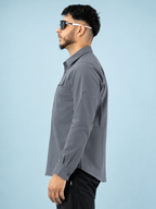TAH VentureX Cargo Shirt | Nylon Hiking & Wildlife Shirt -Grey