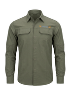 TAH VentureX Cargo Shirt | Nylon Hiking & Wildlife Shirt -Green