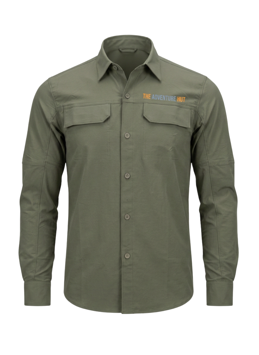 TAH VentureX Cargo Shirt | Nylon Hiking & Wildlife Shirt -Green