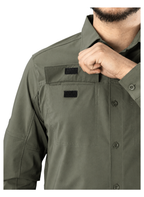 TAH VentureX Cargo Shirt | Nylon Hiking & Wildlife Shirt -Green