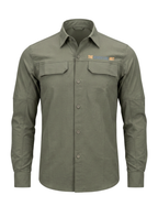 TAH VentureX Cargo Shirt | Nylon Hiking & Wildlife Shirt -Green