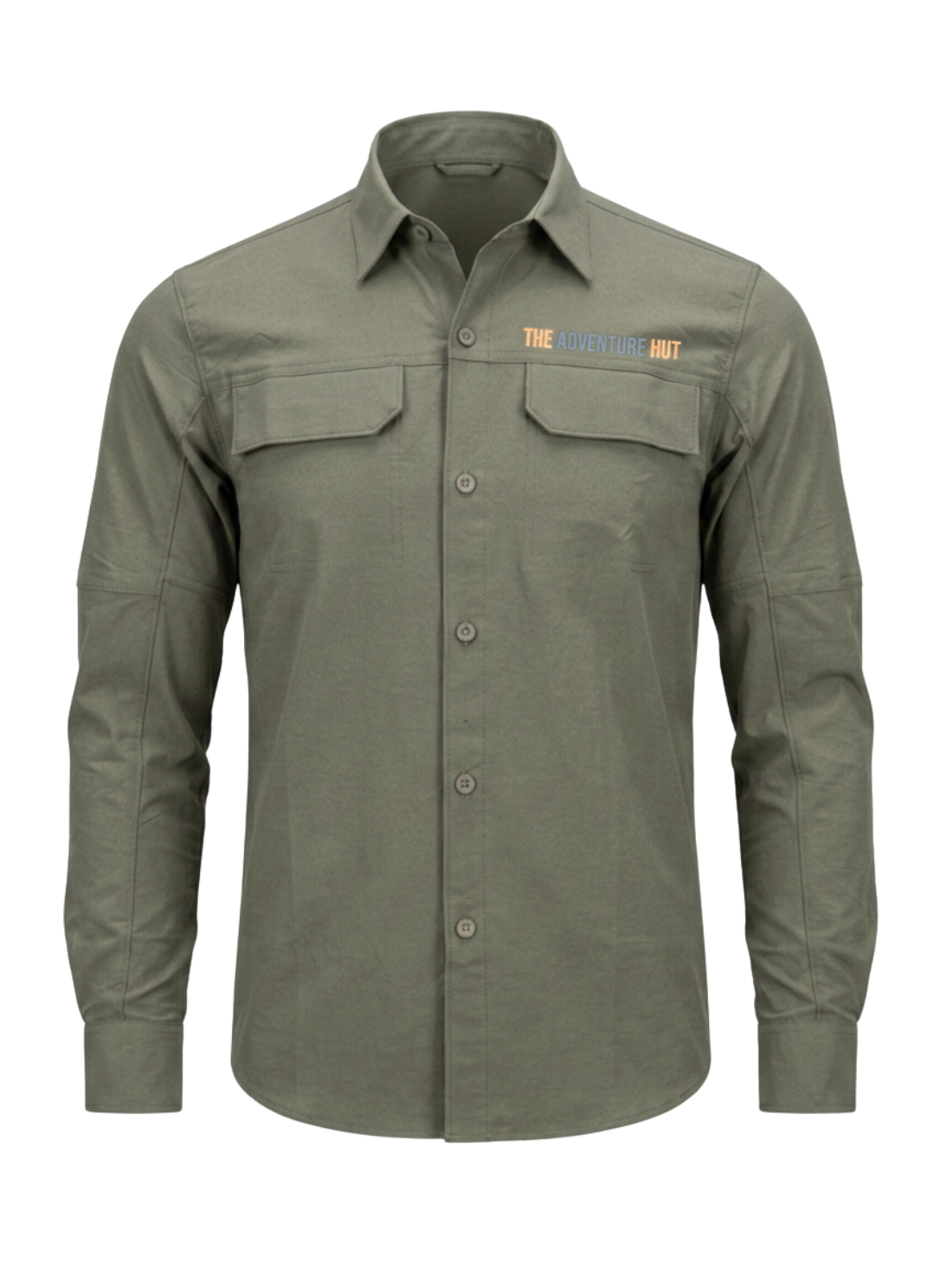 TAH VentureX Cargo Shirt | Nylon Hiking & Wildlife Shirt -Green