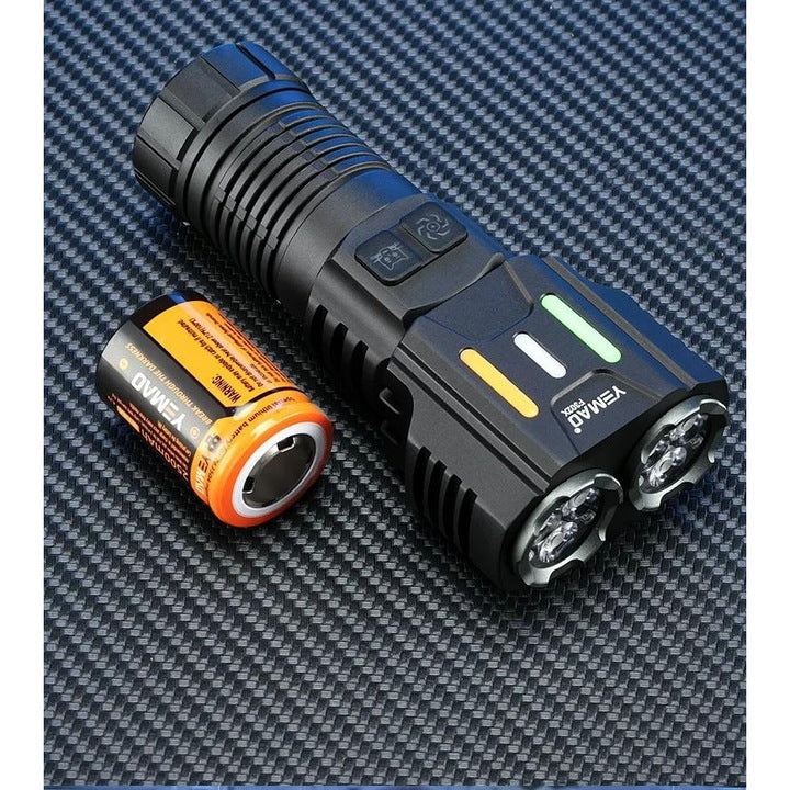 TAH YEMAO YM-F302X 3000-Lumen Tactical Flashlight & COB Work Light with Magnetic Base