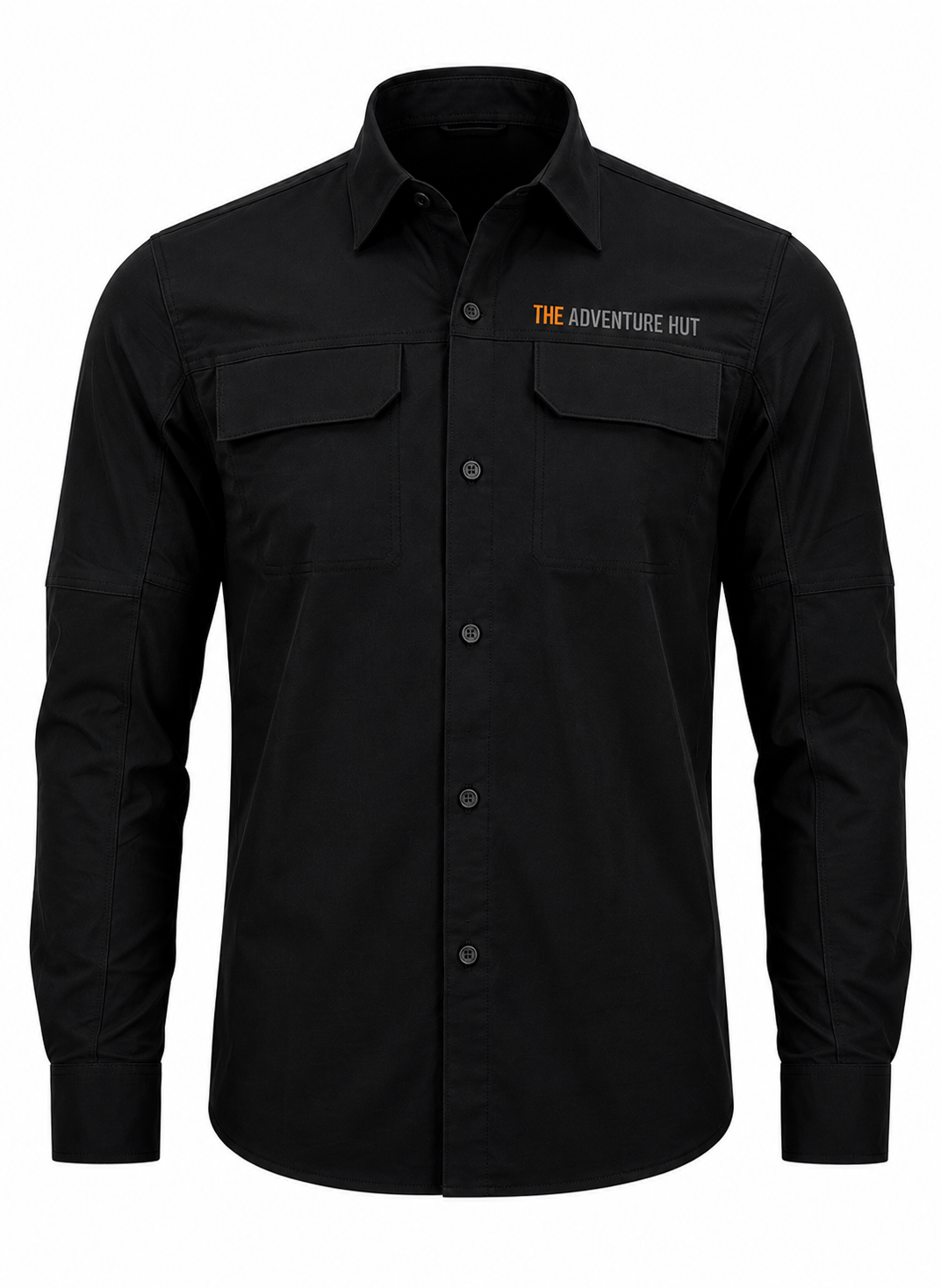 TAH VentureX Cargo Shirt | Nylon Hiking & Wildlife Shirt - Black