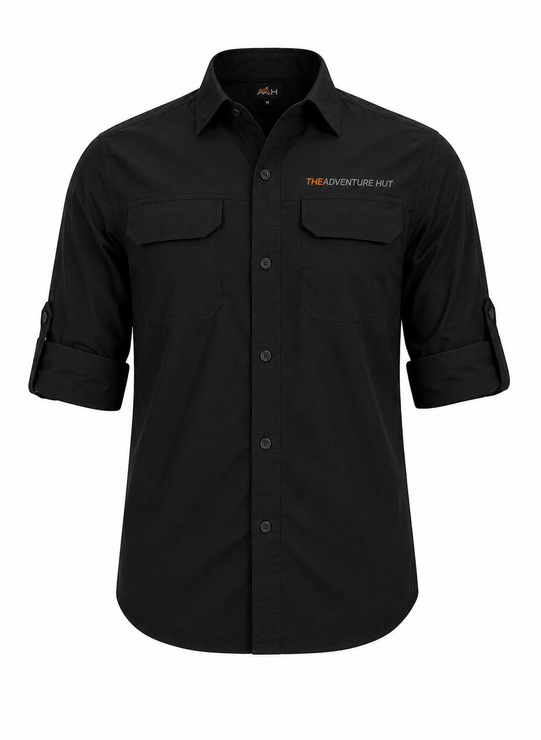 TAH VentureX Cargo Shirt | Nylon Hiking & Wildlife Shirt - Black