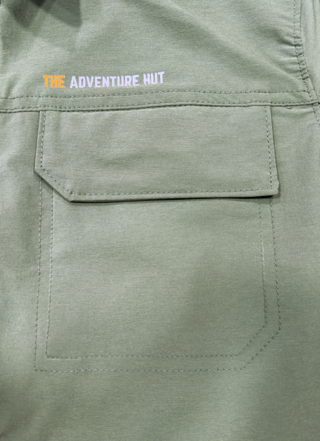 TAH VentureX Cargo Shirt | Nylon Hiking & Wildlife Shirt -Green