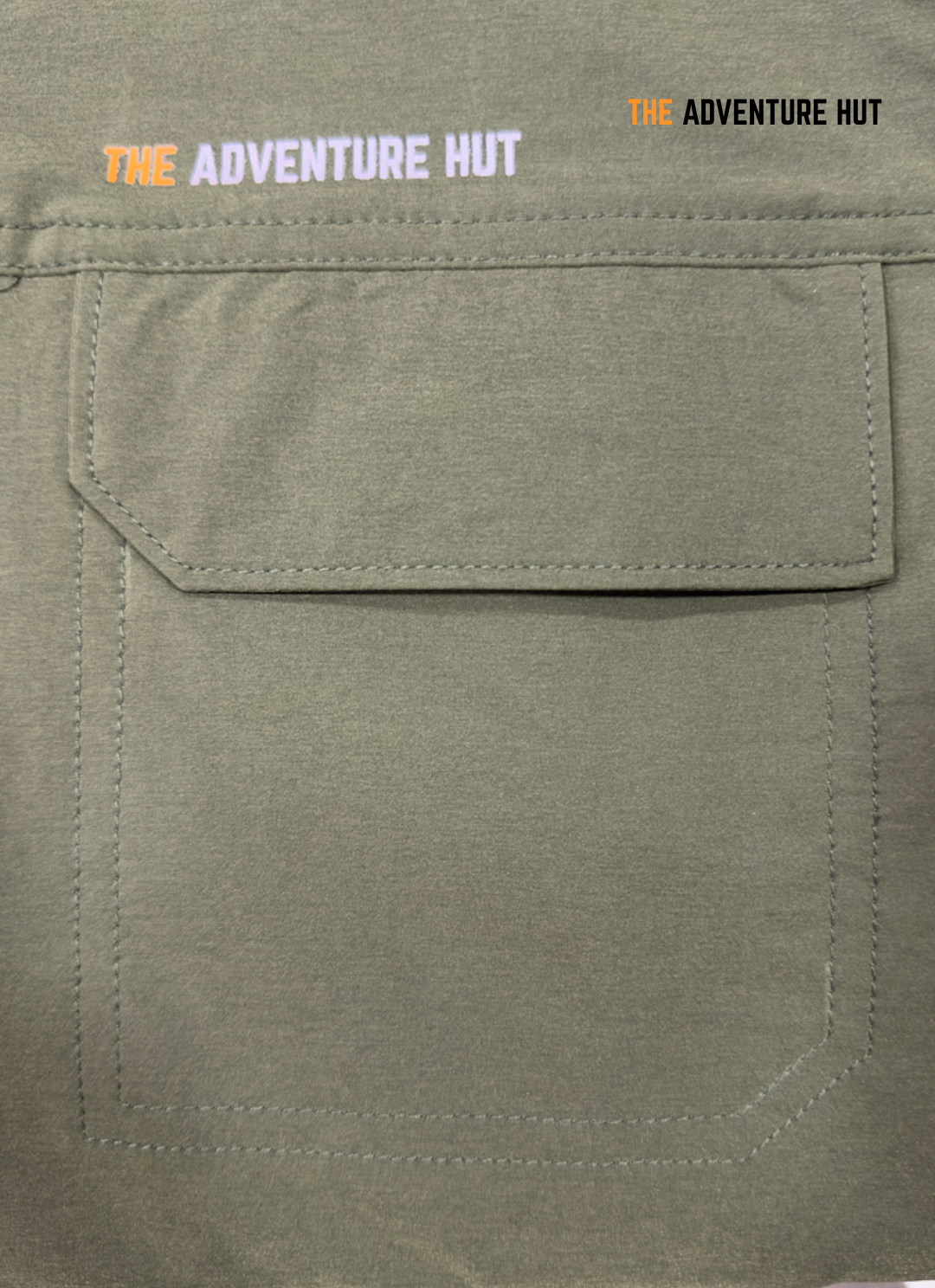 TAH VentureX Cargo Shirt | Nylon Hiking & Wildlife Shirt -Green