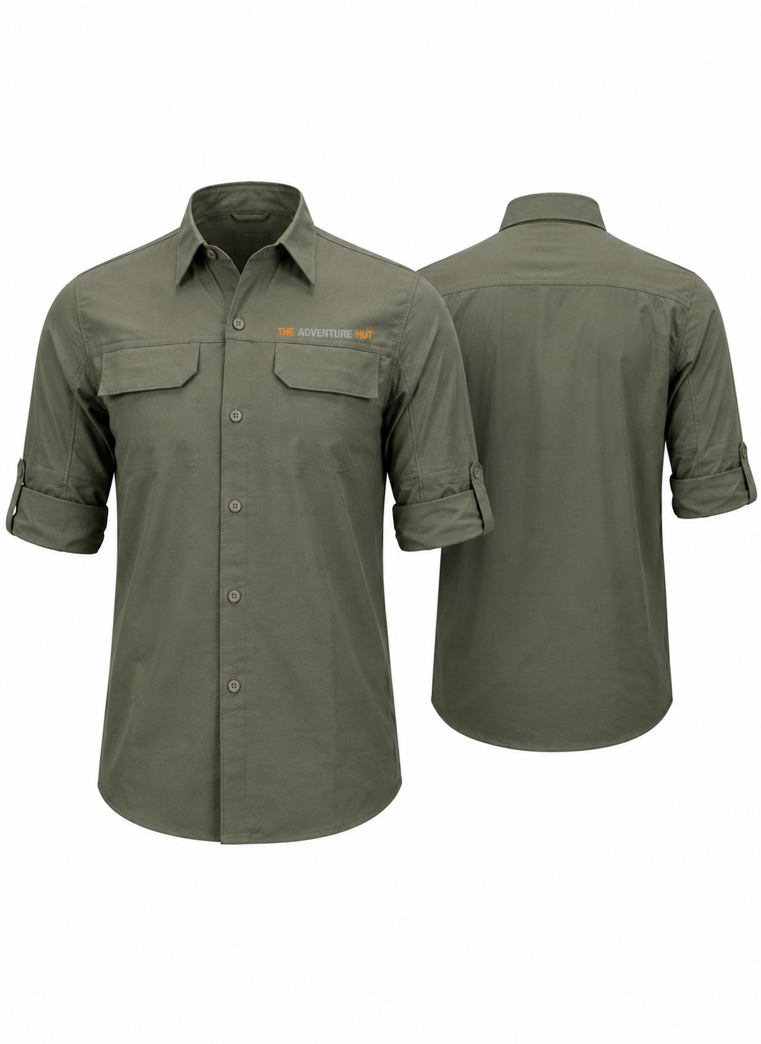 TAH VentureX Cargo Shirt | Nylon Hiking & Wildlife Shirt -Green