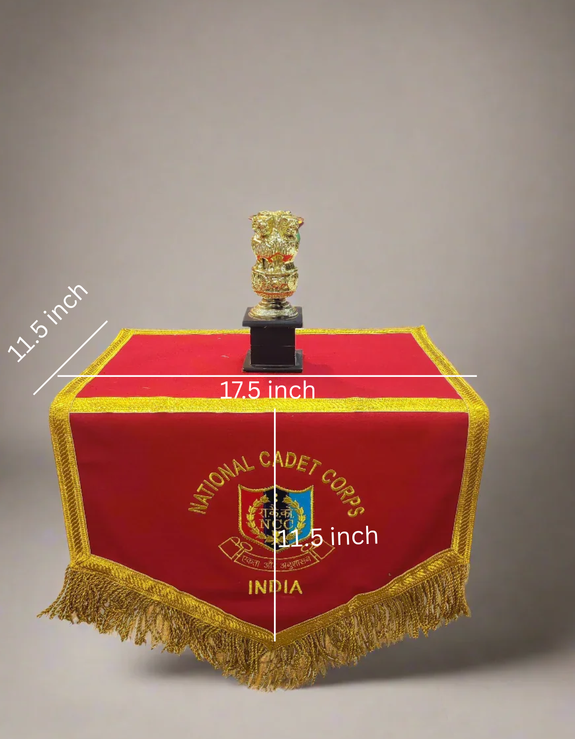 Tray Cover Red 17.5x11 inch - Premium NCC Cadet Serving Tray Cover