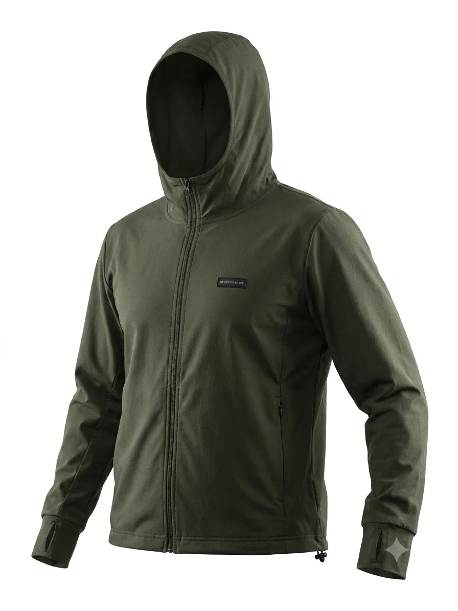 The Adventure Hut Hydrowind Hooded Windcheater Jacket – Water-Repellent Windstopper