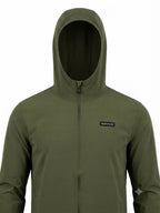 The Adventure Hut Hydrowind Hooded Windcheater Jacket – Water-Repellent Windstopper