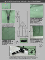 The Adventure Hut Hydrowind Hooded Windcheater Jacket – Water-Repellent Windstopper