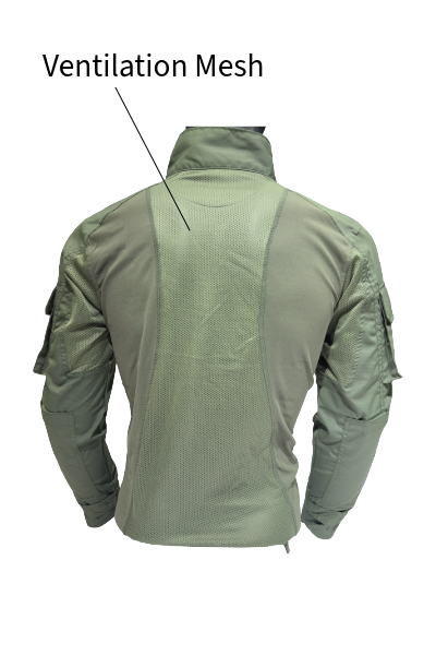 6-Pocket Tactical Combat Shirt – Olive Green Military Half-Zip | The Adventure Hut