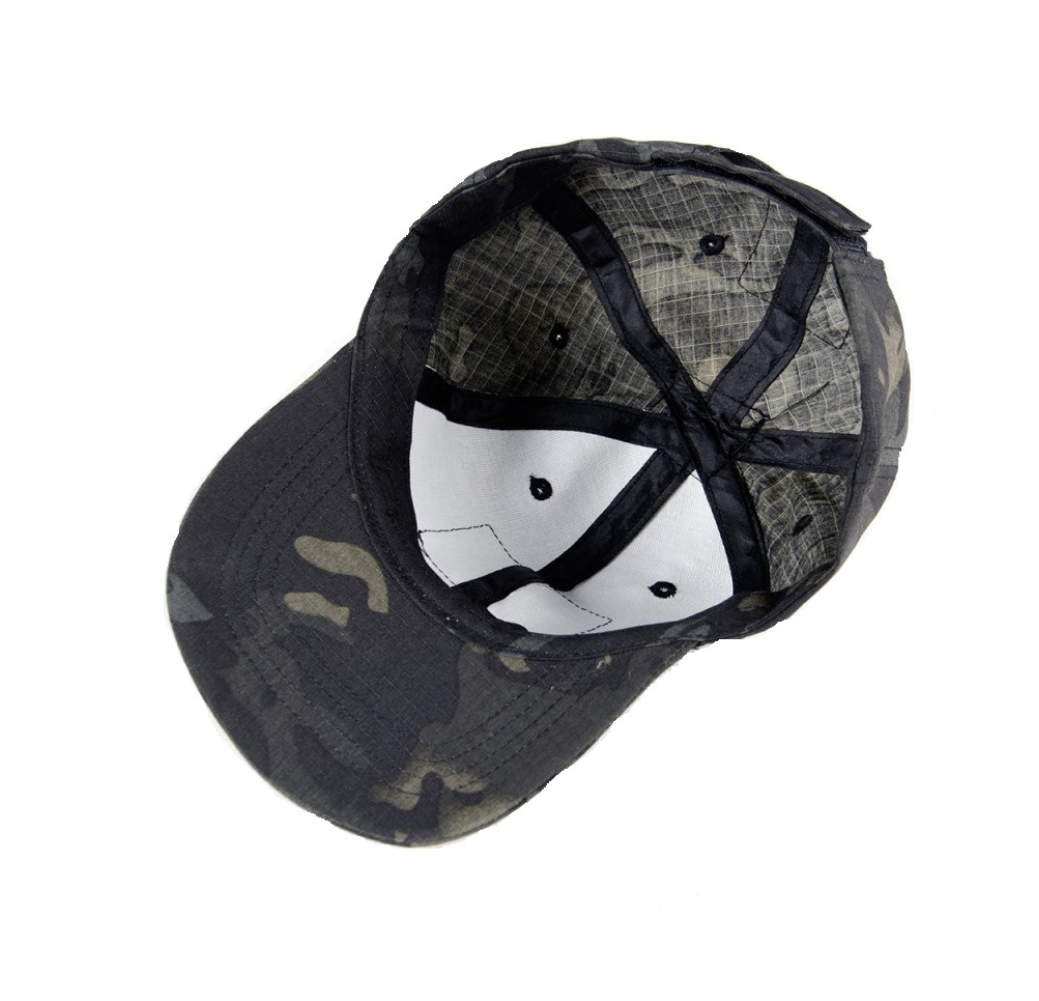 Adventure hut Military Tactical Operator Cap, Outdoor Army Hunting Dark Camo Cap (TK-4991)
