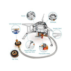 Portable Backpacking Stove Burner Lightweight for Indoor Outdoor - The Adventure Hut