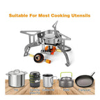 Portable Backpacking Stove Burner Lightweight for Indoor Outdoor - The Adventure Hut
