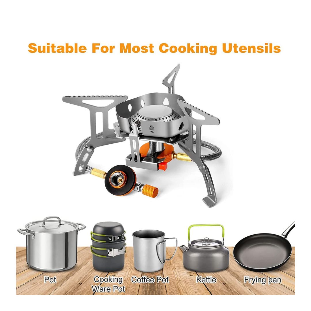 Portable Backpacking Stove Burner Lightweight for Indoor Outdoor - The Adventure Hut