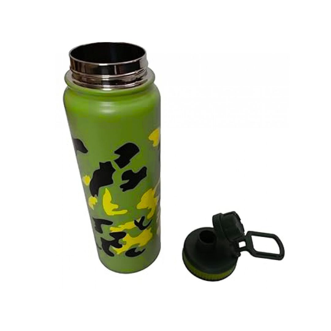 Stainless Steel Water Bottle Leakproof,Keep Drinks Hot or Cold (Camouflage) (900 Ml)(TK-4672)