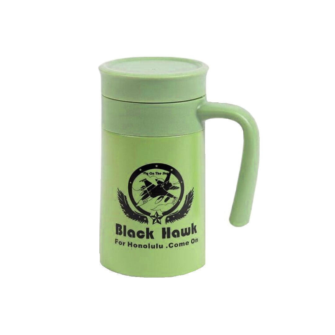 Black Hawk Green Travel Stainless Steel VACUUM Mug (TK-5001)