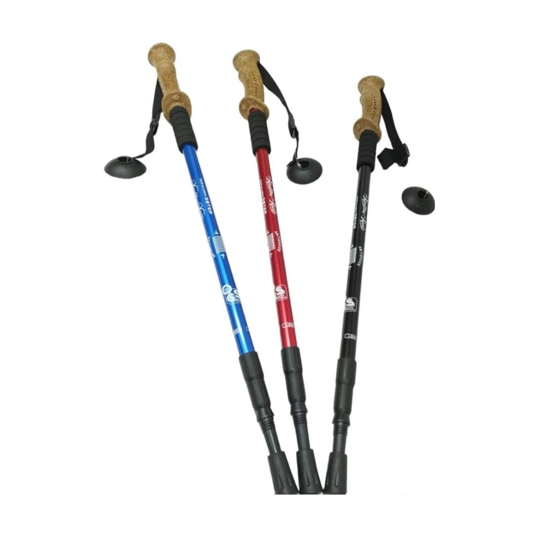 Adjustable Aluminum Trekking Sticks – Lightweight Hiking & Walking Poles with Anti-Slip Grip (TK-4962)