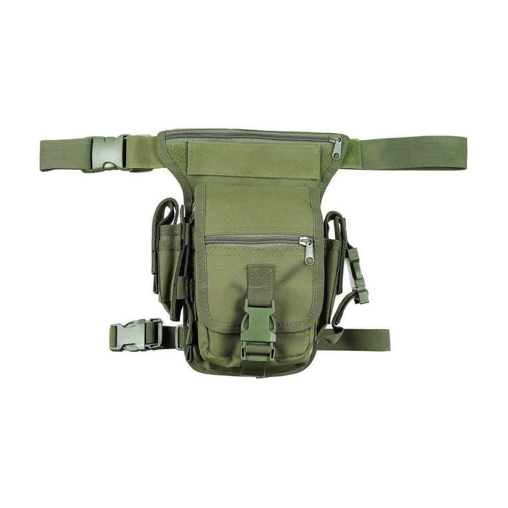 Military Tactical Drop Leg Bag – Waterproof Waist Pack with Multi-Pockets for Hiking, Camping, Outdoor Adventure
