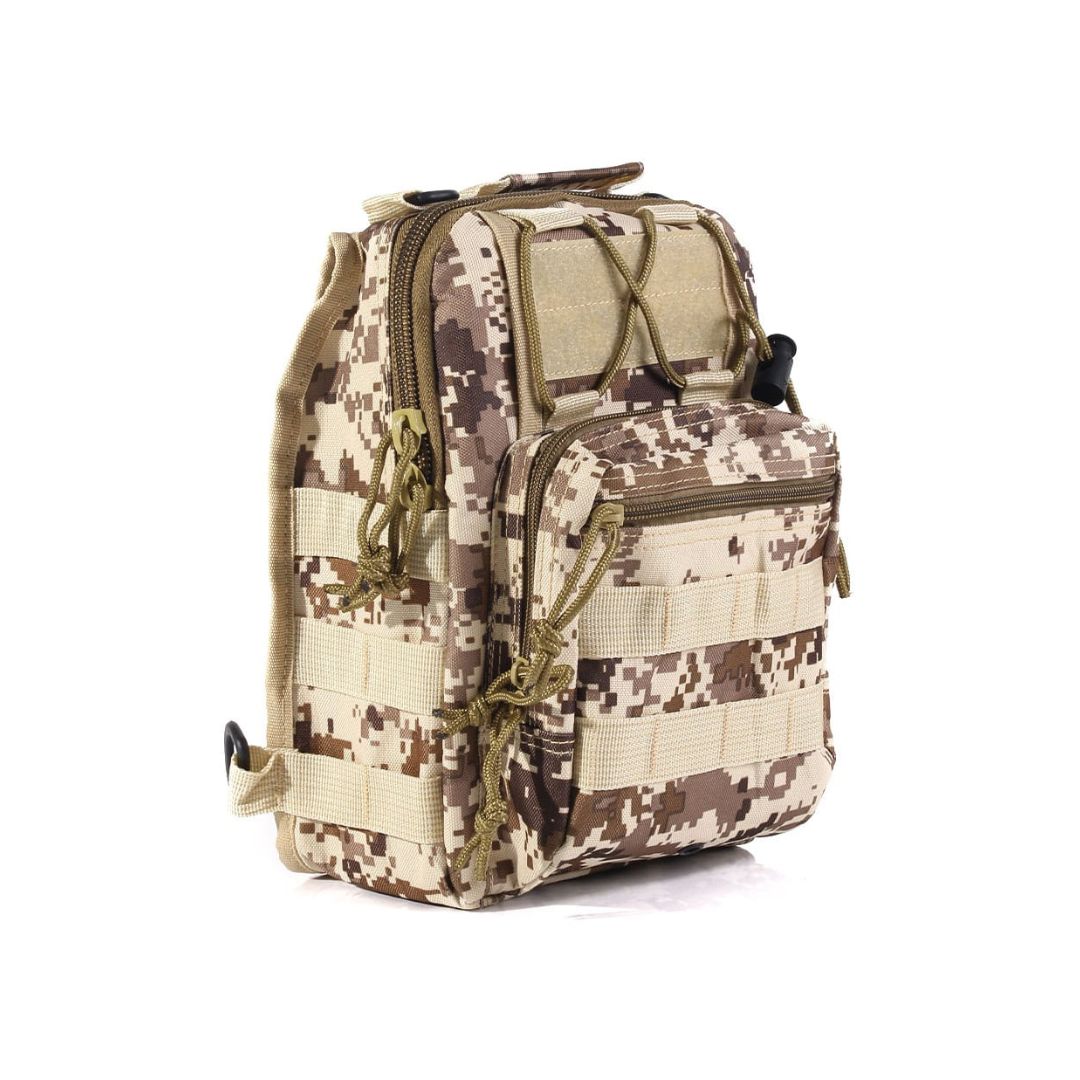 Tactical Chest Bag  – Military Crossbody Shoulder Pack with Multiple Pockets & Heavy-Duty Zippers