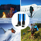 Jungle King Waterproof Hiking Gaiters – Durable Snow & Trekking Leg Protection for Outdoor Adventures (TK-4624) - The Adventure Hut