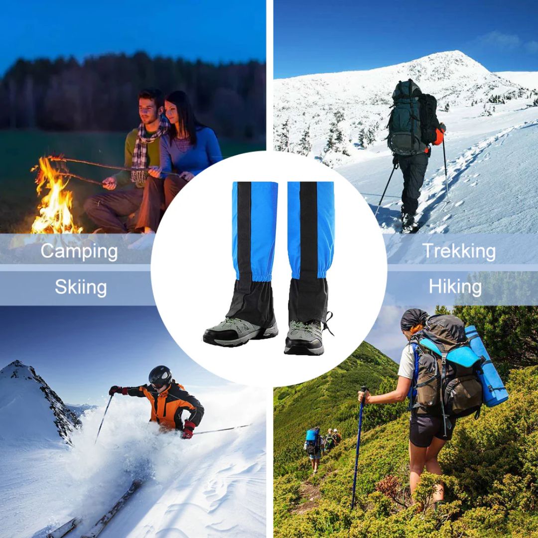 Jungle King Waterproof Hiking Gaiters – Durable Snow & Trekking Leg Protection for Outdoor Adventures (TK-4624)